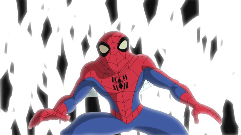 "Homem-Aranha Espetacular: Josh Keaton dublando Peter Parker em estúdio profissional"
