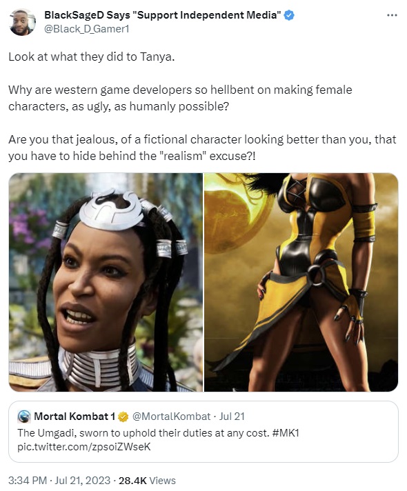 Desenvolvedores de Mortal Kombat X alegam que mulheres terão