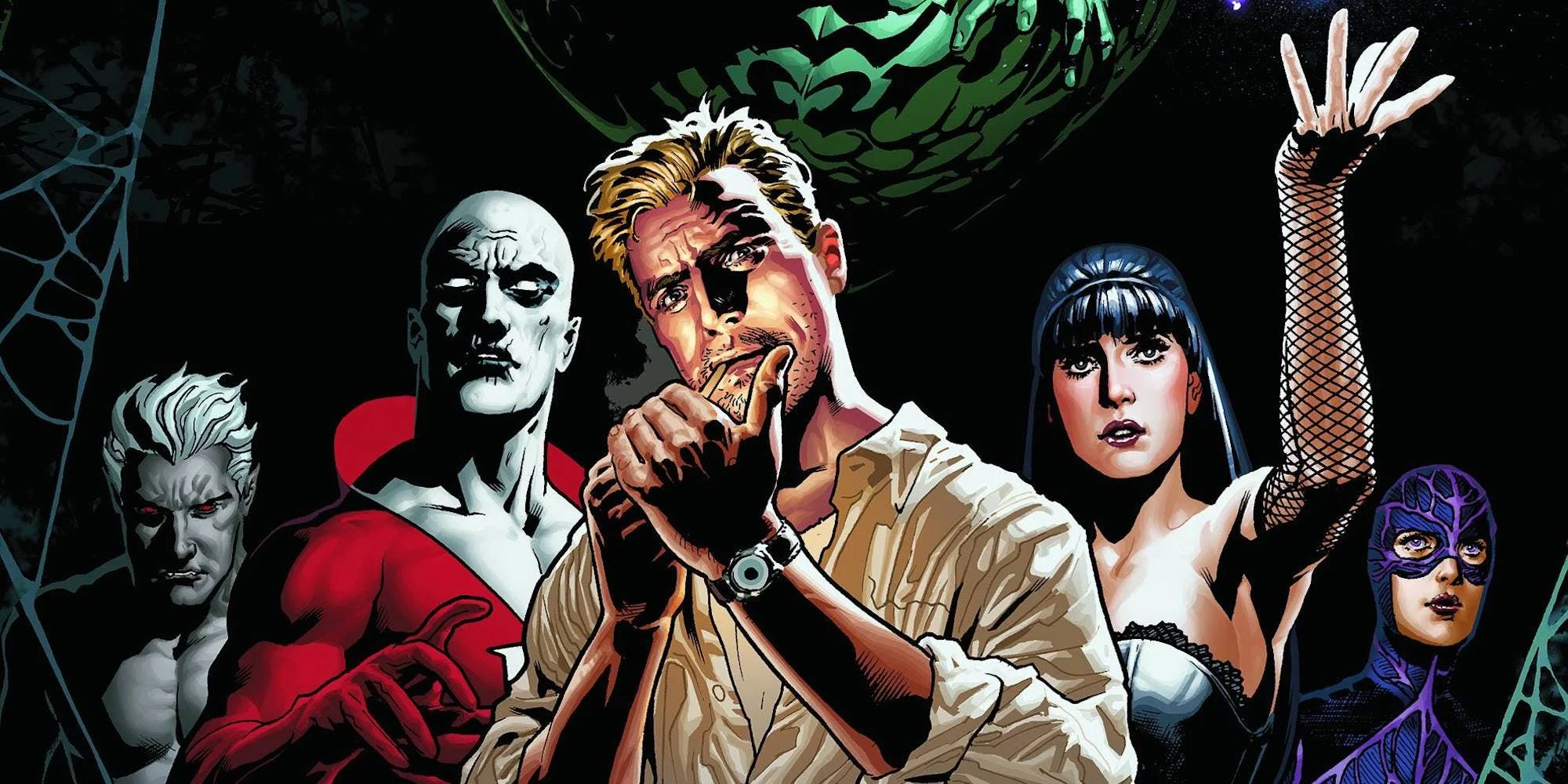 "Liga da Justiça Sombria: Artefatos mágicos e símbolos ocultos do universo DC Comics."
