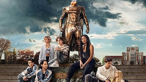 "Gen V: Jaz Sinclair interpretando Marie Moreau com poderes de hemocinese em ação dramática"
