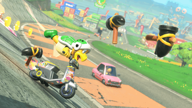 "Mario Kart World: outdoor suspeito na pista Crown City com elementos questionados"
