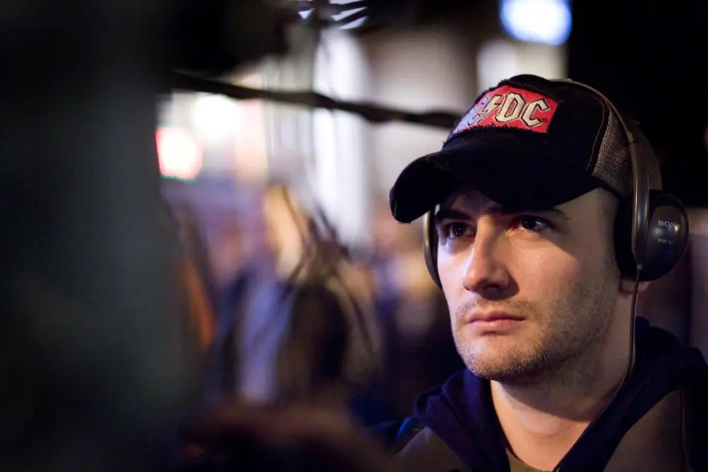 "Robert Luketic: Diretor australiano comandando filmagem em estúdio"
