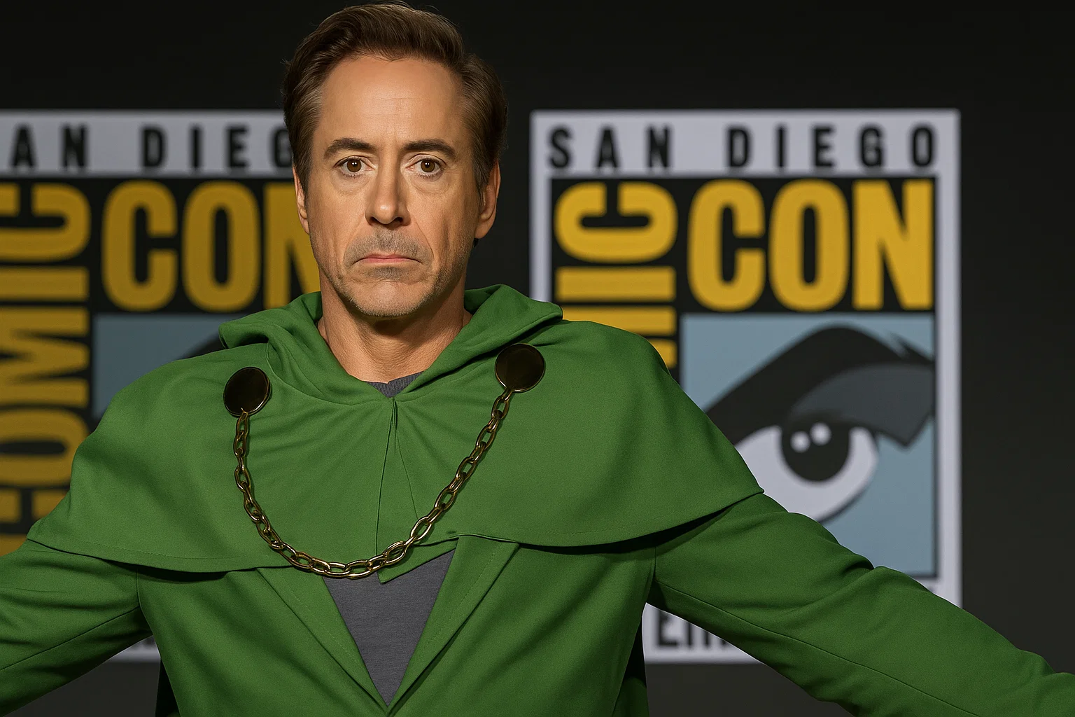 "RDJ Doutor Doom: arte conceitual do vilão no MCU" 