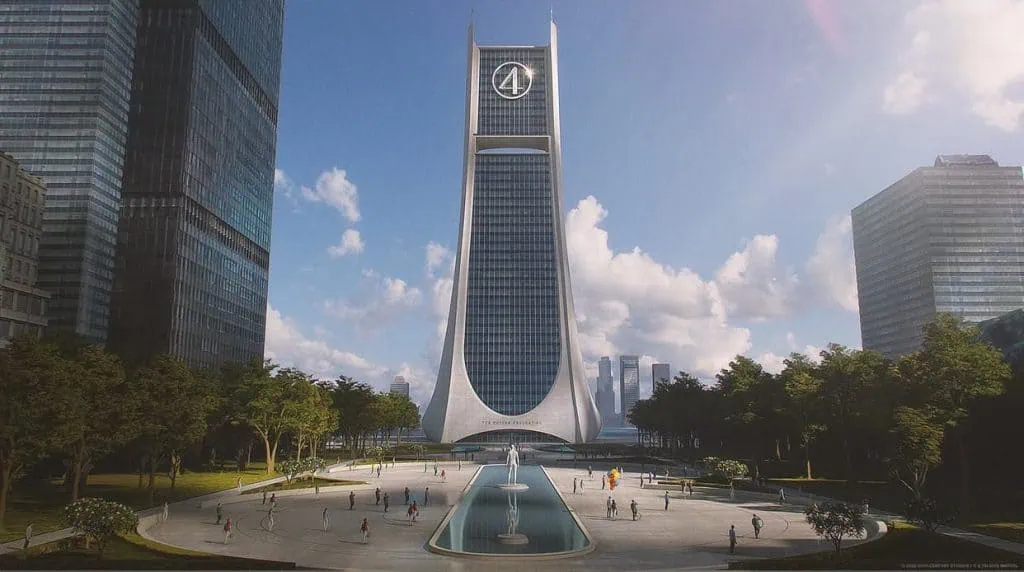 "Quarteto Fantástico: Edifício Baxter em imagem oficial revelada pela Disney"
