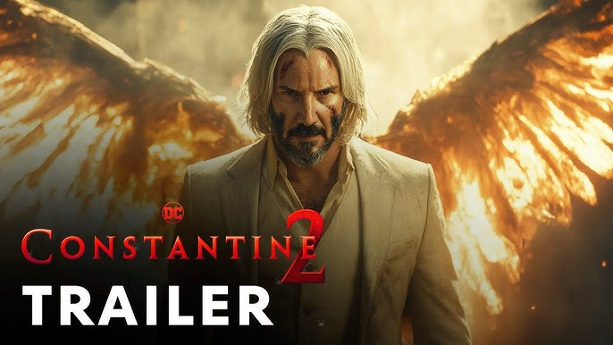 Imagem principal após o primeiro parágrafo: Keanu Reeves como John Constantine em cena sombria
