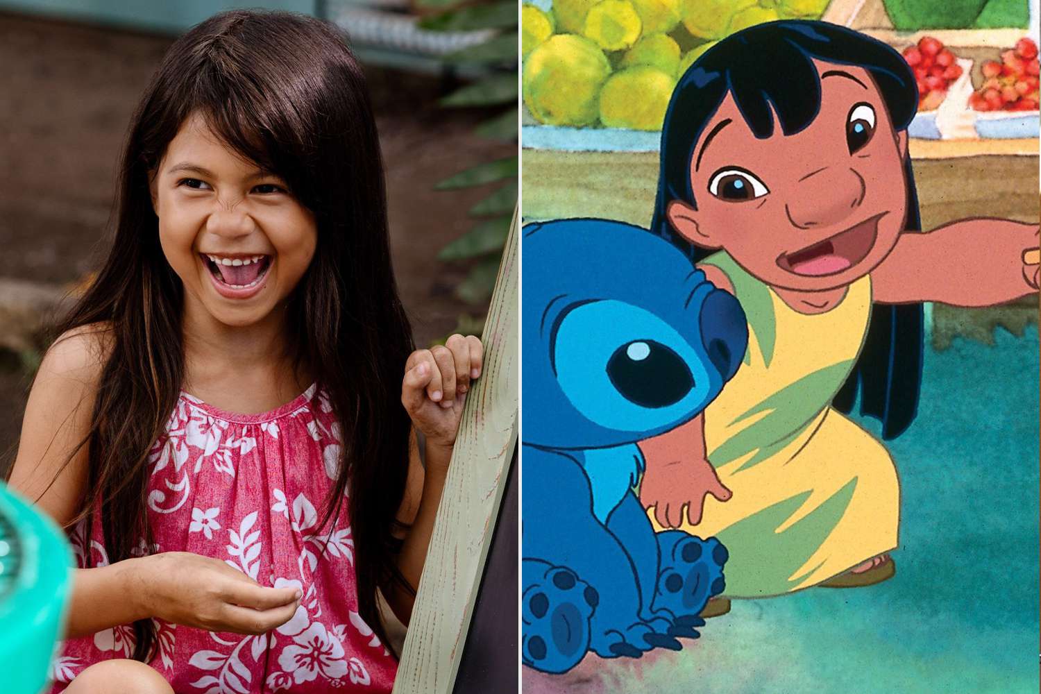 "Lilo Stitch: protagonistas principais nas versões animada e live-action da Disney"
