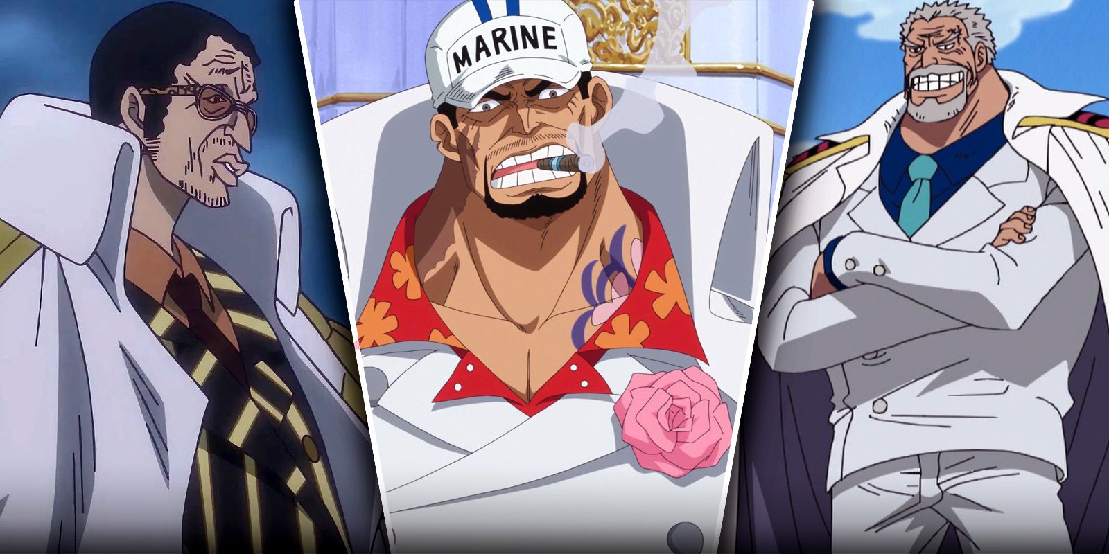 "Akainu: momento traumático da execução de Ace em Marineford"
